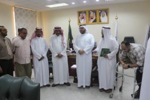 Dean of Jamoum University College Honors Affiliates of Chemistry Department